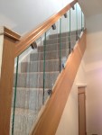 Glass stair balustrade in Harpenden