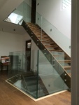 Frameless glass balustrade in Poole (1/3)