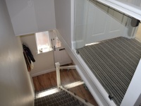 Glass stair balustrade in St Albans - After (5/7)