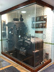 Display case for an antique boiler in Islington