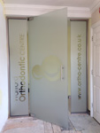 Frosted partition & door in Watford (1/2)